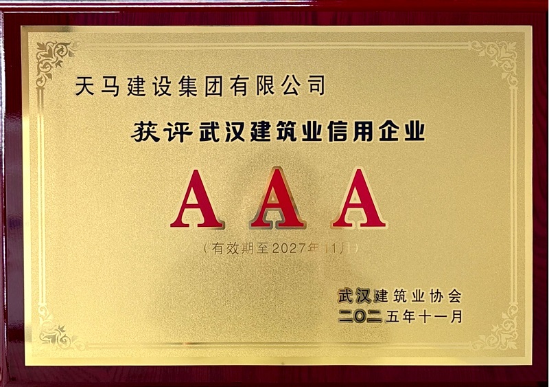 2025年武漢建筑業(yè)信用AAA企業(yè)